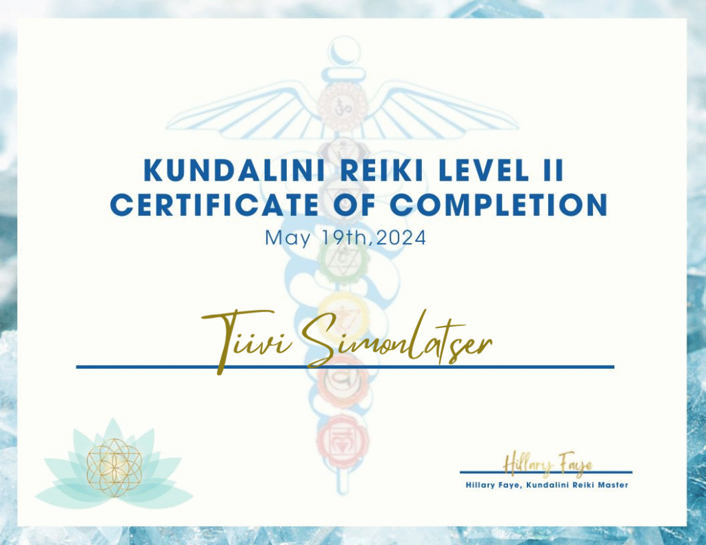 kundalini reiki sertifikaat